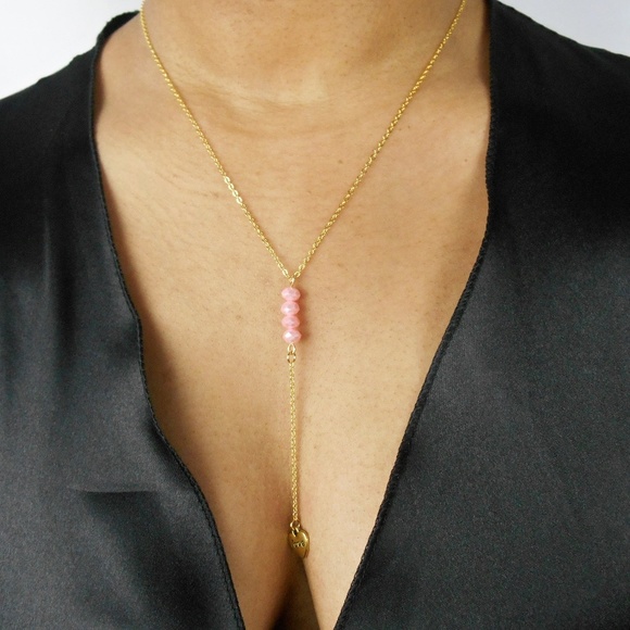 New Beaded Lariat Necklace - Picture 5 of 8